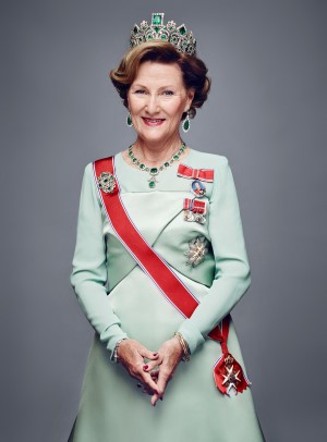 Hennar Majestet Dronninga. Foto : Jørgen Gomnæs /Det kongelege hoff