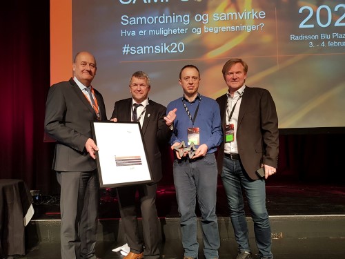 Lillehammer kommune fikk Samfunnssikkerhetsprisen 2019