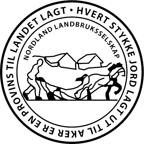 Nordland landbruksselskaps logo. Tilpasset bruk på nettsiden.